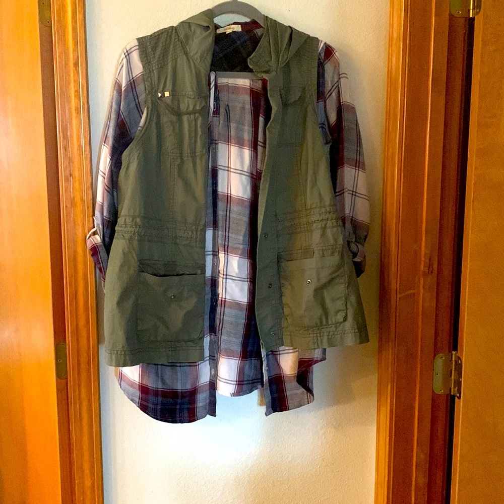 Maurice’s flannel and vest